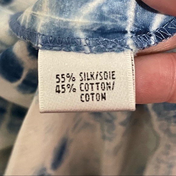 Lafayette 148 Womens Tie Dye Palazzo Wrap Front Pants - Picture 10 of 10